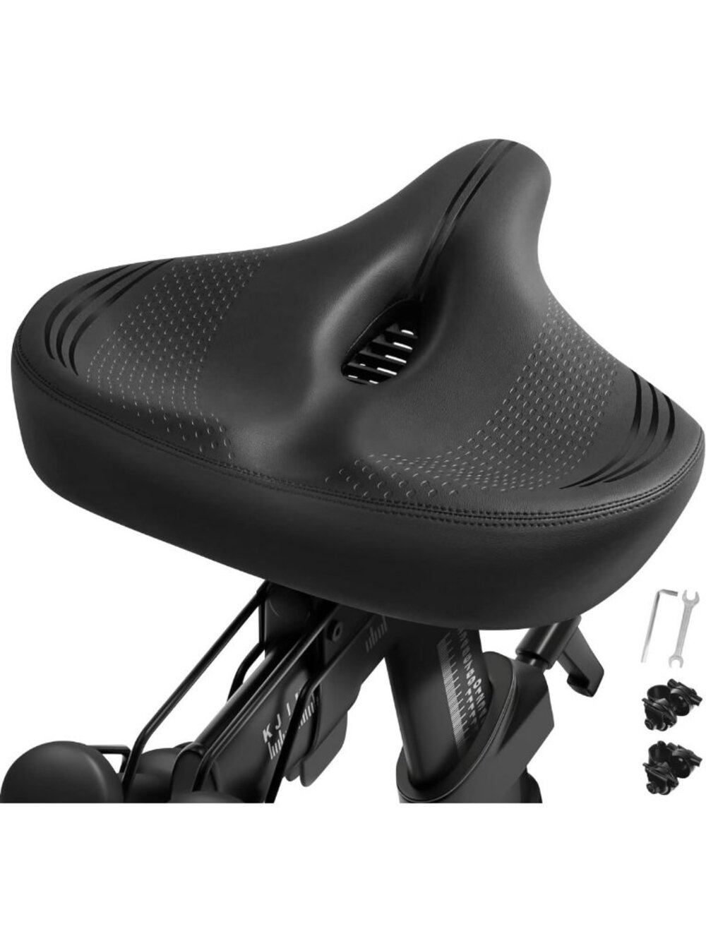 Extra Wide Oversized Bike Seat Cushion for Ultimate Comfort - Saddle Replacement